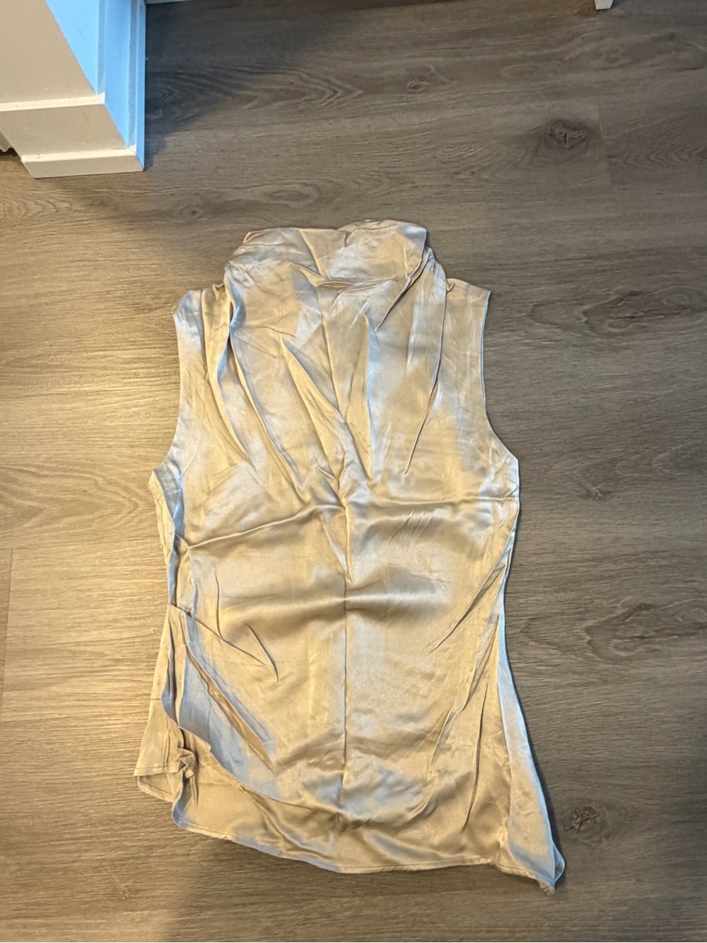 2ndday Champagne-Beige Satin Sleeveless Camisole